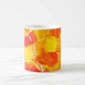 Mug texture huile peinture fruit peinture couleur flor (Centre)