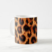 Mug Texture léopard, motif sans couture d'animal afric (Devant gauche)