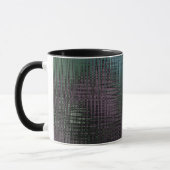 Mug texture liquide Abstraite verre glacé glacé m (Gauche)