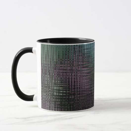 Mug texture liquide Abstraite verre glacé glacé m (Gauche)