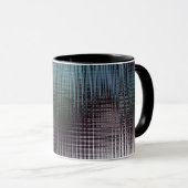 Mug texture liquide Abstraite verre glacé glacé m (Devant droit)