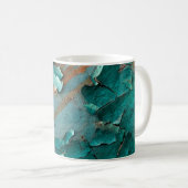 Mug Texture métallique avec rayures et craquelures abs (Devant droit)