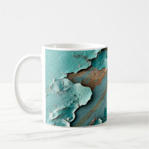 Mug Texture métallique avec rayures et craquelures abs