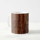 Mug Texture métallique avec rayures et craquelures abs (Devant gauche)