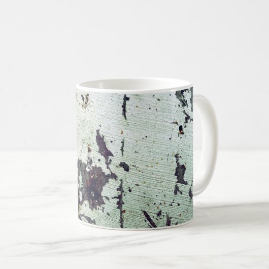 Mug Texture métallique avec rayures et craquelures abs (Devant droit)