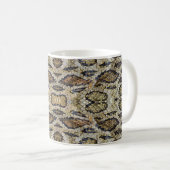 Mug Texture Motif de la peau de serpent (Devant droit)