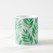 Mug texture motif feuille arrière - plan (Centre)