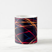 Mug Texture néon avec longue exposition.abstrait, une (Centre)