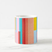 Mug Texture papier - design arrière - plan coloré (Centre)