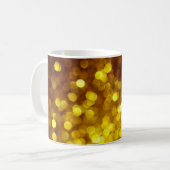 Mug texture parties scintillant dorée noël abstrait ba (Devant gauche)