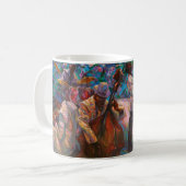 Mug texture, peinture à l'huile, art, jazz, blues, tra (Devant gauche)