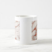 Mug Texture rose en marbre d'or (Centre)