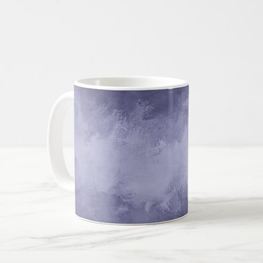 Mug Texture sélénium bleu acrylique (Devant gauche)