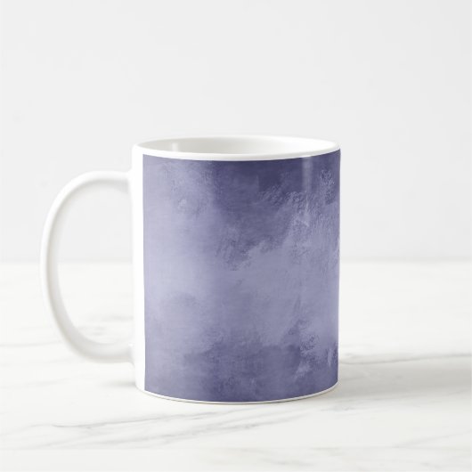 Mug Texture sélénium bleu acrylique (Gauche)
