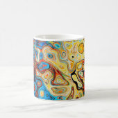 Mug Texture structure abstraite colorée (Centre)
