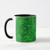 Mug Texture verte de fractale (Gauche)