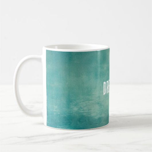 Mug Texture verte turquoise (Gauche)