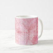 Mug Texture vintage scrapbook rose (Devant droit)