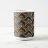 Mug Texturé, zigzag, gris et brun (Centre)
