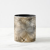 Mug Textures d'art fractal moderne abstrait tons de te (Centre)
