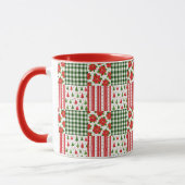 Mug Textures de Noël (Gauche)