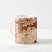 Mug Textures de rouille : arrière - plan de surface pa (Devant gauche)