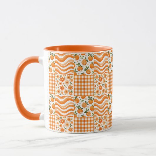 Mug Textures Orange (Gauche)