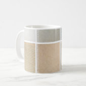 Mug Textures papier Éléments de conception Arrière - p (Devant gauche)