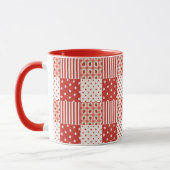 Mug Textures Rouges (Gauche)