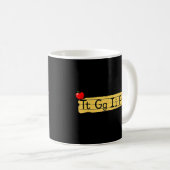 Mug TGIF Alphabet Dieu merci C'est vendredi Enseignant (Devant droit)