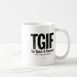 Mug Tgif Le gardien de but est fantastique grand-père 
