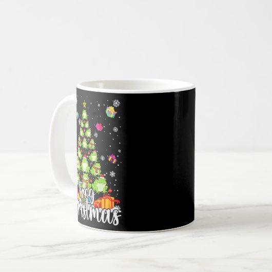 Mug Th Cute Frog Christmas Tree Pajama Matching Costum (Devant gauche)