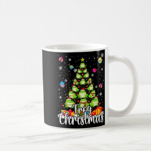 Mug Th Cute Frog Christmas Tree Pajama Matching Costum (Droite)