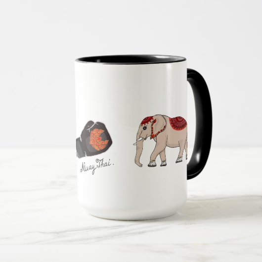 Mug thaï. (Devant droit)