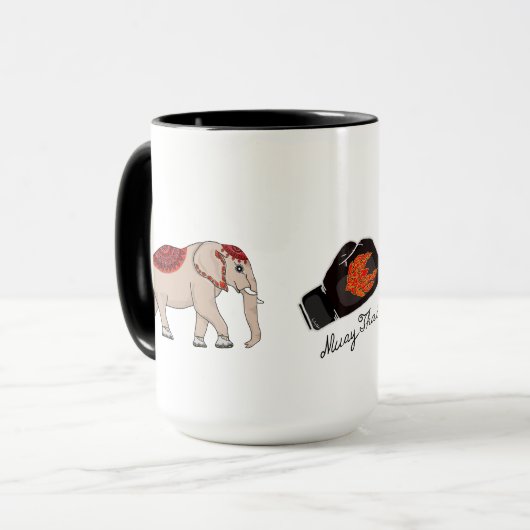 Mug thaï. (Devant gauche)