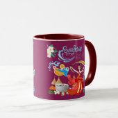 Mug Thai nouvel an éclat magenta (Devant droit)