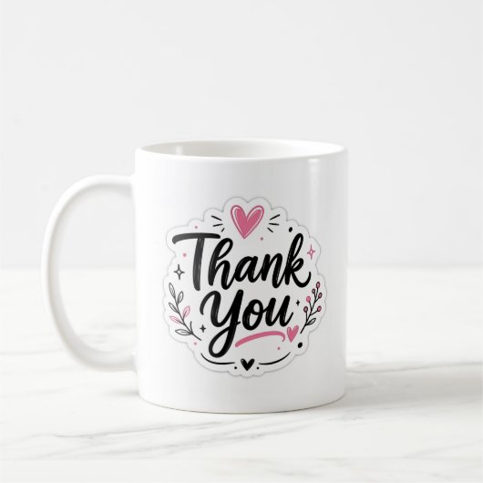 Mug Thank you  (Gauche)