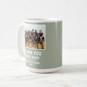 Mug Thank you Coach Team Name Photo (Devant gauche)