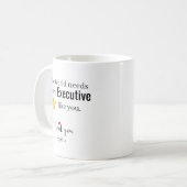 Mug Thank You Executive — Custom Name (Devant gauche)