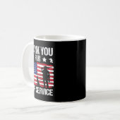 Mug Thank You For Your Service Veterans Belgian Malino (Devant gauche)