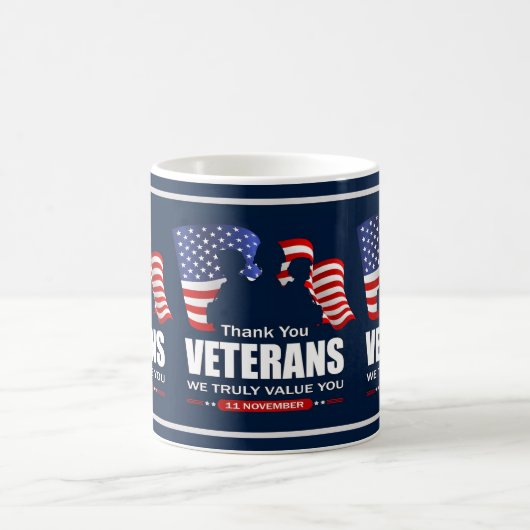 Mug Thank You for Your Service: Veterans Day 2025 Cof (Centre)