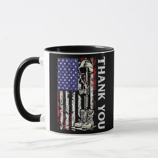 Mug Thank You Patriotic (Gauche)