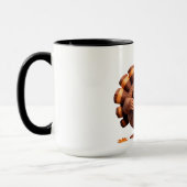 Mug Thankful Turkey Design – Funny Holiday Art (Gauche)