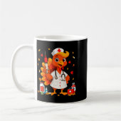 Mug Thankful Turkey Funny Scrub Nurse Fall Thanksgivin (Gauche)