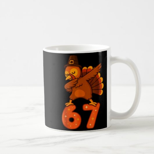 Mug Thanksgiving 67 Meme Six Seven Funny Turkey  (Droite)