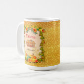 Mug Thanksgiving Automne Automne Maple Feuilles et cit (Devant gauche)