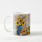 Mug Thanksgiving automne tournesol floral (Gauche)