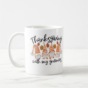 Mug Thanksgiving Avec Mes Gnomies Tombe Drôle Automne