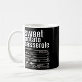 Mug Thanksgiving Christmas Sweet Potato Cerole Nutriti (Gauche)