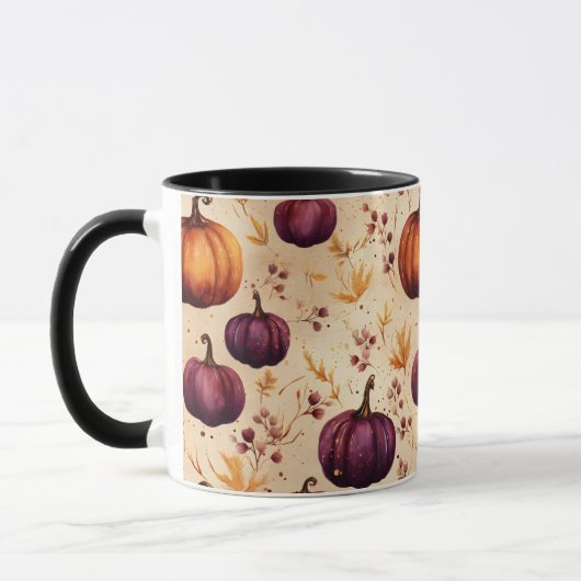 Mug Thanksgiving Citrouille Patch Citrouilles Automne  (Gauche)